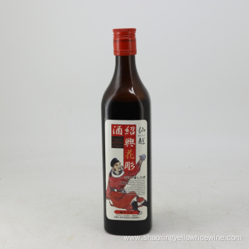 5 Years Shaoxing Huadiao Alcohol In Glass Bottle